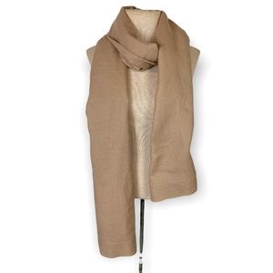Franco Ferrari Beige Wool Scarf Italy